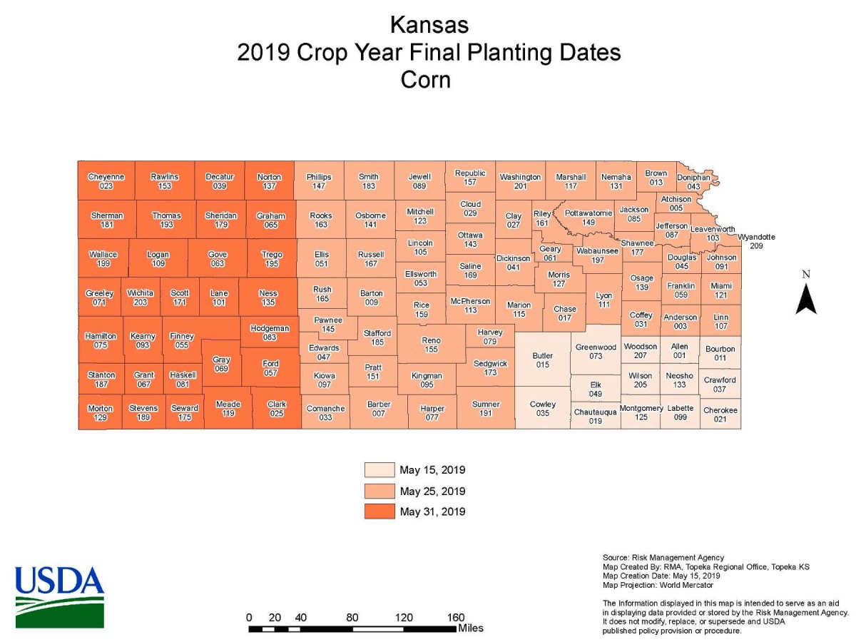 2019 Planting Dates Southwest Ag Insurance